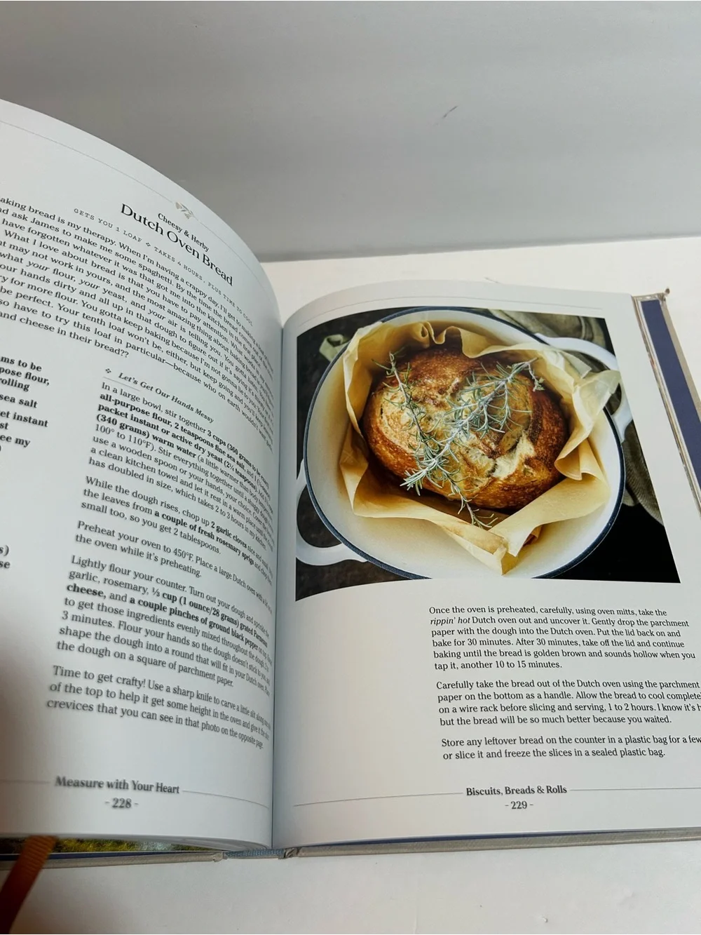 Measure With Your Heart Cookbook by Hannah Taylor